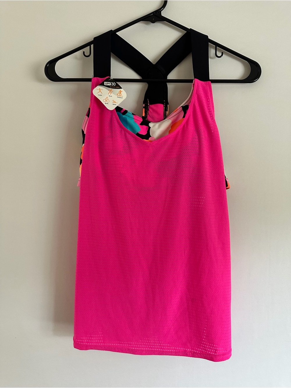 ZeroXposur Swimwear Womens Pink Wide Strap 2 in 1 Tankini Size XS